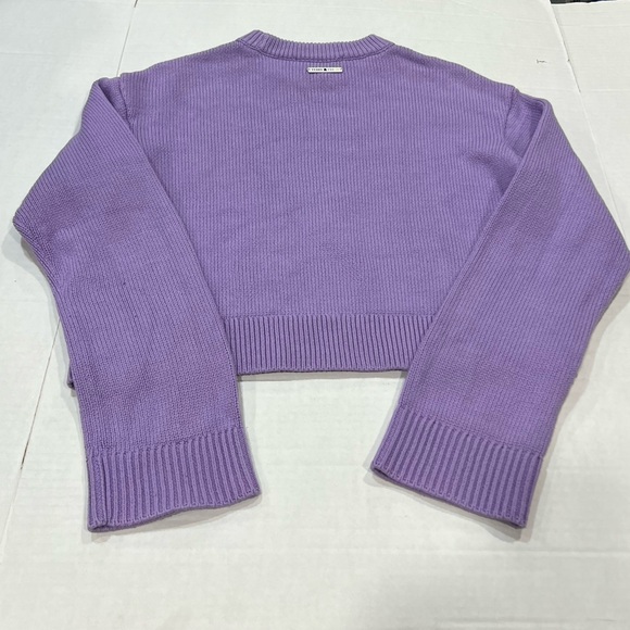 Teddy Fresh Lavender Sweater with Glitter Bear - Picture 2 of 4